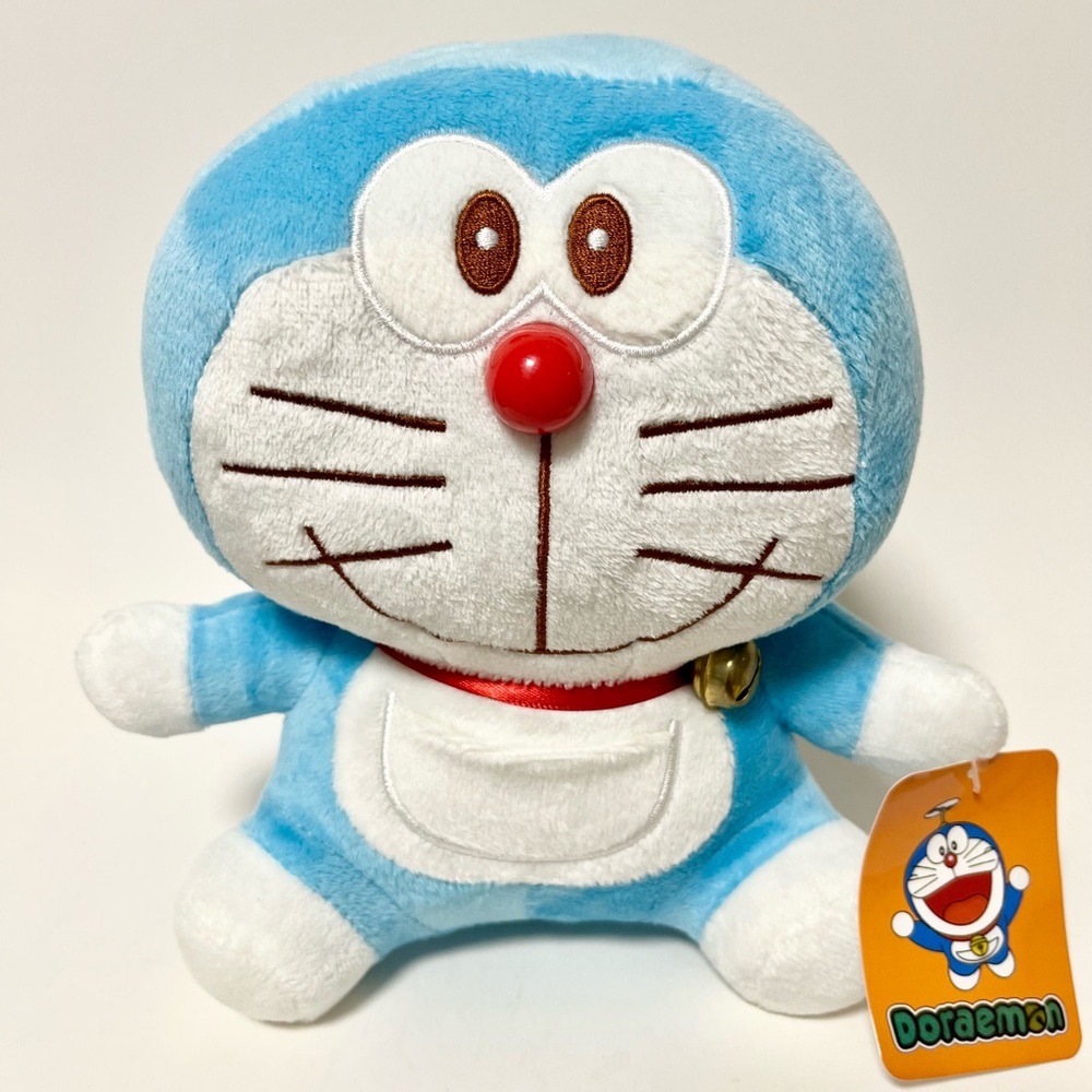 Doraemon Plush with bell Toy